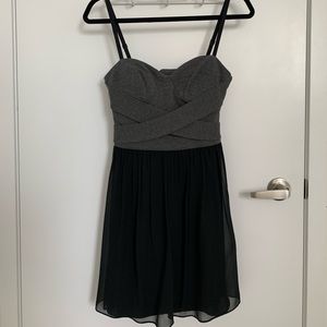 Club Monaco grey and black dress